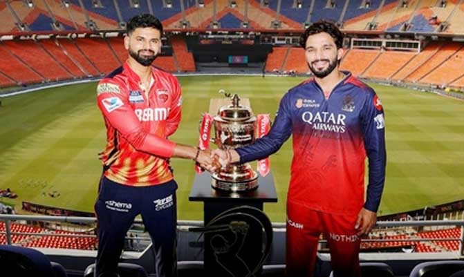 IPL-2025: Royal Challengers Bangalore and Punjab Kings in the mega final