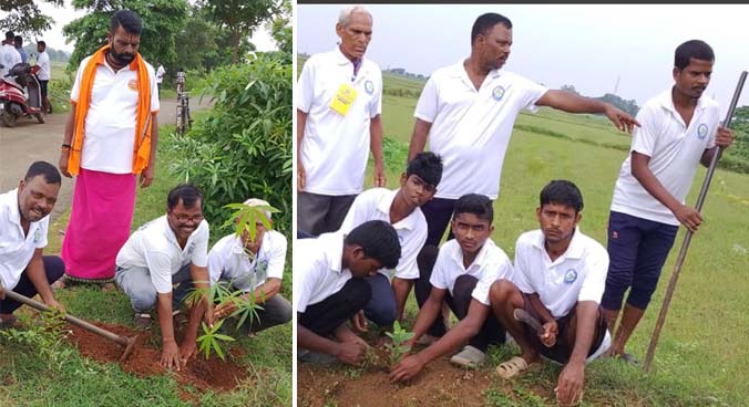 ସ୍ୱେଚ୍ଛାସେବୀଙ୍କ ଦ୍ୱାରା ସ୍ୱଚ୍ଛତା ଅଭିଯାନ ଓ ବୃକ୍ଷରୋପଣ କାର୍ଯ୍ୟକ୍ରମ