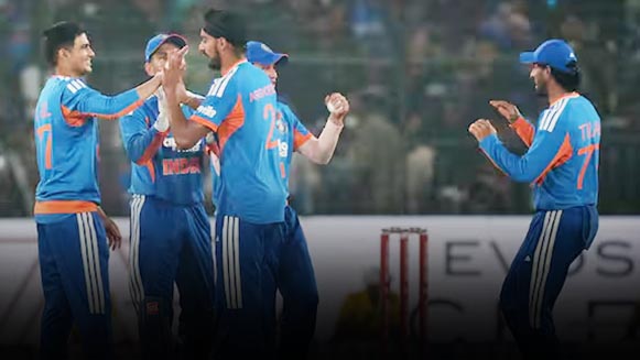 ପ୍ରଥମ ଟି-୨୦: ଭାରତ ୧୦୧ ରନରେ ବିଶାଳ ବିଜୟ ହାସଲ କଲା