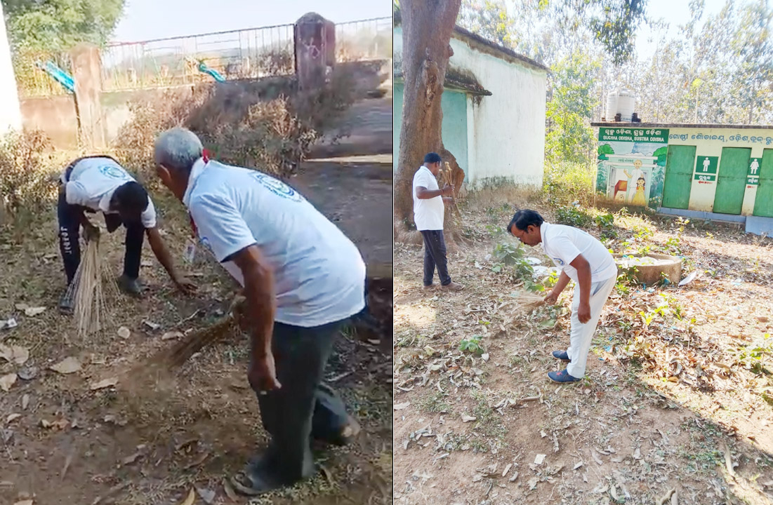 ମହାଶିବରାତ୍ରୀ ତଥା ଜାଗର ଉପଲକ୍ଷେ ମନ୍ଦିର ସଫେଇ କାର୍ଯ୍ୟକ୍ରମ