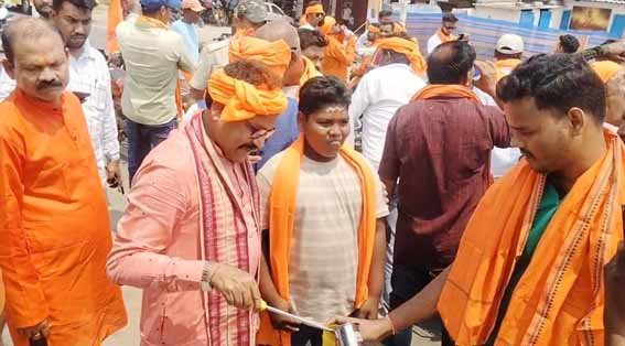 ଶ୍ରୀରାମ ନବମୀ ଉପଲକ୍ଷେ ପଣା ବଣ୍ଟନ