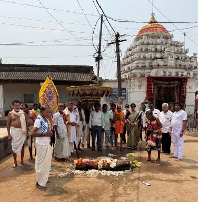 ରଥକାଠ ଅନୁକୂଳ କାର୍ଯ୍ୟ ସମ୍ପନ୍ନ।