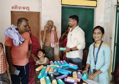 ଝିଣ୍ଟିଶାସନ ପଞ୍ଚାୟତରେ ମାଗଣା ଚକ୍ଷୁସେବା ଶିବିର