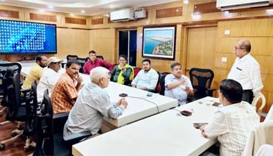 କୁଶଭଦ୍ରା ନଦୀ ପୁନଃରୁଦ୍ଧାର ପାଇଁ ଜଳ ସମ୍ପଦ ବିଭାଗର ସର୍ବୋଚ୍ଚ ମୁଖ୍ୟ ଯନ୍ତ୍ରୀଙ୍କ ସହିତ ଆଲୋଚନା