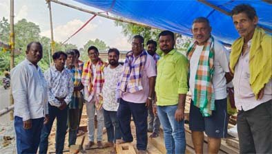 ସୁଦର୍ଶନ ଦାରୁ ପୀଠରେ ରଥ ନିର୍ମାଣ କାରିଗରଙ୍କୁ କାଞ୍ଚନ ଫାଉଣ୍ଡେସନ ପକ୍ଷରୁ ସମ୍ବର୍ଦ୍ଧନା