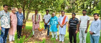 ସଂଗ୍ରାମୀ ସାମନ୍ତ ନଟବରଙ୍କ ପୂଣ୍ୟତିଥିରେସ୍ମୃତିବନରେ ବୃକ୍ଷପୂଜା ଓ ସ୍ମୃତି·ରଣ