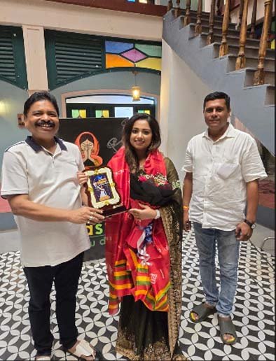 ସୁଶ୍ରୀ ଜ୍ୟୋତିର୍ମୟୀ ନାୟକ ଙ୍କୁ ସମ୍ବର୍ଦ୍ଧନା