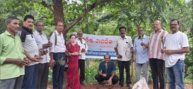 ଉତ୍ତରା ବରିଷ୍ଠ ନାଗରିକ ମଞ୍ଚ ପକ୍ଷରୁ ତାଳ ଚାରା ରୋପଣ