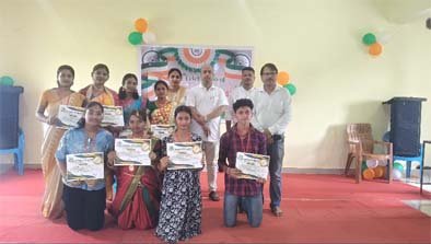 ନିର୍ମାଣ ଅନୁଷ୍ଠାନରେ ପାଳିତ ହେଲା 80ତମ ସ୍ୱାଧୀନତା ଦିବସ*