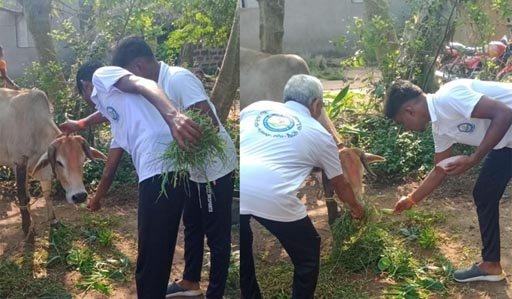 ଦଶହରା ଅବସରରେ ଗୋ ସେବା କାର୍ଯ୍ୟକ୍ରମ