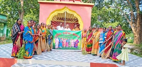 ମହିମା ମହିଳା କମିଟି ପକ୍ଷରୁ ମନ୍ଦିର ସଫେଇ କାର୍ଯ୍ୟକ୍ରମ